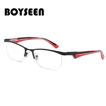 BOYSEEN Half frame klasyczny styl okulary do czytania Mężczyźni Kobiety starczowzroczność 1.0 1.5 2.0 2.5 3.0 3.5 4.0 mod48