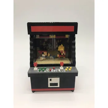 Creative diy drobne cząstki zebrane bloki zabawki maszyna gra zręcznościowa lalki zabawki dla dzieci prezent na boże Narodzenie Legoinglys
