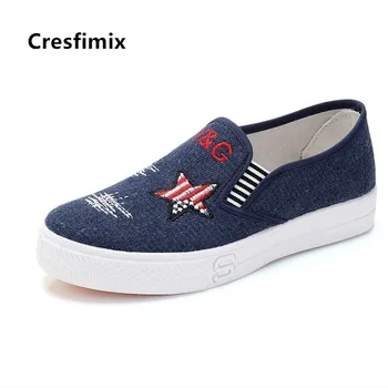 Cresfimix Chaussures Plates Femmes Women Fashion Height Increased Flat Platform Shoes Teenage Cool Spring & Summer Shoes B5232