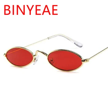 Czerwone owalne okulary metalowe moda męskie okrągłe okulary gotycki styl małe hip hop wąskie okulary trendy damskie okulary