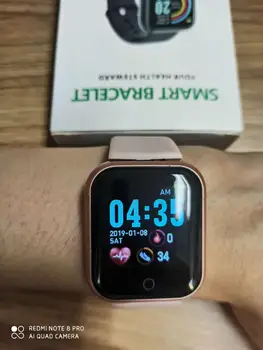D20 miłośnicy inteligentny zegarek Bluetooth Smart Watch 2020 rytmu serca, ciśnienia tętniczego krwi inteligentne bransoletka Smartwatch zegarki męskie fit prezent