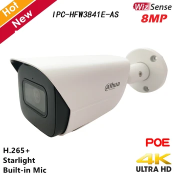 Dahua 8MP kamera IP WizSense Security Camera IPC-HFW3841E-AS H. 265+ wbudowany mikrofon obsługa 256G karty SD i inteligentne wykrywanie