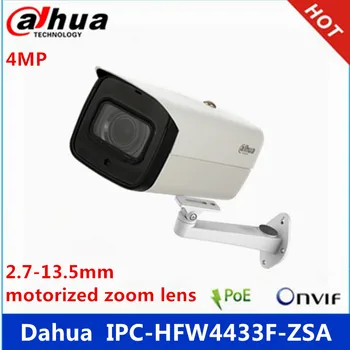 Dahua IPC-HFW4433F-ZSA 4MP POE IP67 IK10 2.7 mm ~13.5 mm pojazdy z południa obiektywna kamera Starlight z łącznikiem wymienić IPC-HFW4431R-Z