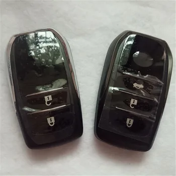 DAKATU z logo 2 3 przyciski Smart Remote Key Case Shell Fit For Toyota Camry Highlander RAV4 Car Key Fob With Uncut Blade