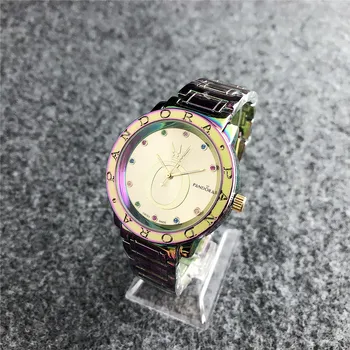 Damski zegarek Pandora-watch bransoletka charms srebro 925 oryginalne luksusowe damskie zegarki dla kobiet reloj mujer saat relogio