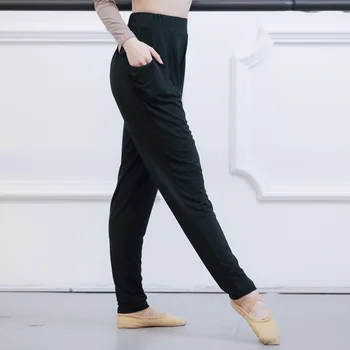 Damskie spodnie do jogi fitness sportowe Capri treningu spodnie dresowe dla dorosłych taneczne spodnie Damskie luźne spodnie modalne plus rozmiar 3XL