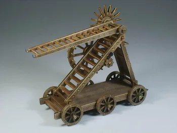 Darmowa wysyłka Age of Empires chariots model The coordinated type aerial ladder chariot drewniany model z angielskimi instrukcjami