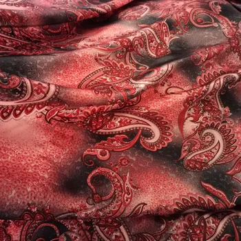 DIY szycia tkanina miękka ozdoba satyna jedwabista tkanina błyszcząca podszewka rzemiosło lalka Tilda charmeuse materiał stylowy wzór