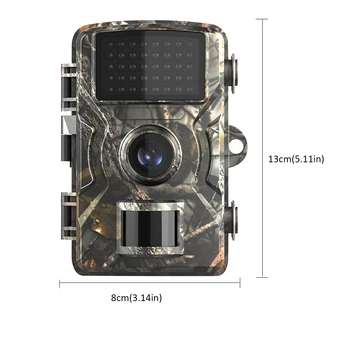 DL-100 myśliwski ślad kamera przyrody noktowizor ruch aktywowany odkryty Leśna kamera wyzwalacz przyrody скаутская kamera