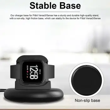 Dla Fitbit Versa 3 Smart Watch stacja dokująca 1 m/3,3 stopy) kabel przenośny inteligentny zegarek zasilacz ładowarka do Fitbit Sense