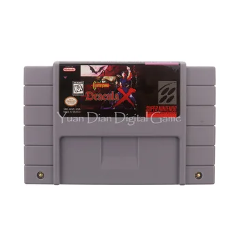 Dla Nintendo SFC/SNES gry wideo kaseta z konsoli karty Castlevania Dracula X angielski wersja USA