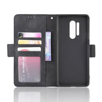 Dla Oneplus 8 8 Pro karty portfel portmonetka etui dla Oneplus 7 7T Pro klapki skóra syntetyczna książka etui na telefon One Plus 8 7T Pro pokrywa