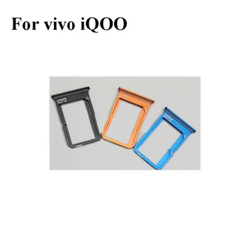 Dla vivo IQOO IQ OO nowy oryginalny uchwyt karty Sim podajnik gniazdo kart pamięci vivo IQOO uchwyt karty Sim wymiana części zamiennych do naprawy