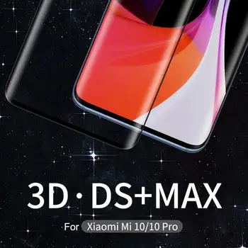 Dla Xiaomi Mi 11 10 Mi10 Pro 5G hartowane szkło screen protector Nillkin 3D DS + MAX pełne pokrycie szkło ochronne dla Xiaomi Mi11 M10