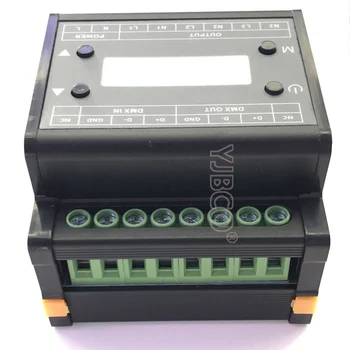 DMX302 High voltage DMX triac led dimmer brightness AC90V-240V Output 3channels 1A/CH led panel light controller