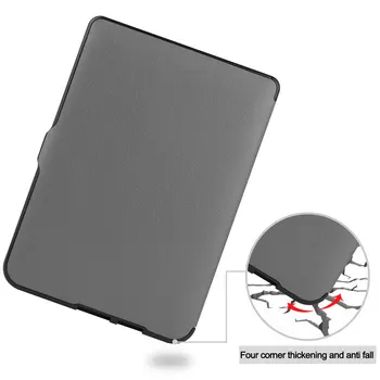Do 2020 KOBO NIA 6inch E-reader TPU Case Auto Sleep/Wake up Smart Cover Matte Solid Color Sleeve Slim Flip
