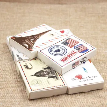 Dreamcatcher drukowana pudełko Diy handmade pudełko wyłożona kafelkami wzór naszyjnik Urok wisiorek/kolczyki karton 50szt +50szt wewnętrzna karta