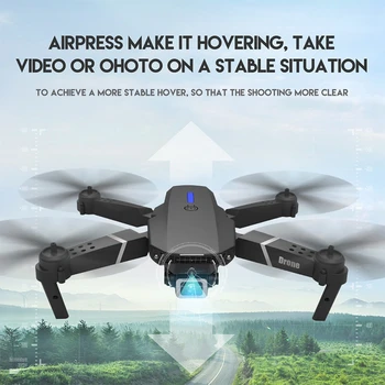 Drone Dual Cameras WIFI FPV z szerokim kącie widzenia kamery HD 4K Hight Hold Mode składany uchwyt RC Quadcopter Drone Dron dla dzieci prezenty