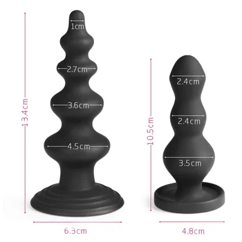 Duży rozmiar Silikonowy korek analny dildo anal G spot stymulują kulki analne wtyczkę masażer prostaty produkty dla dorosłych sex zabawki dla kobiet mężczyzn