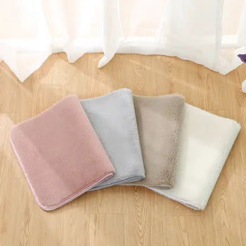 Dywan podłoga łazienki antypoślizgowy chłonny zwięzły styl miękkie puszyste dobrej jakości imitacja króliczej wełny dywan dywaniki pranie ręczne