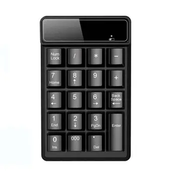 EastVita 2,4 Ghz wodoodporny bezprzewodowy USB klawiatura numeryczna klawiatury numerycznej numer 19 klucze Pad klucz zawieszenia r30