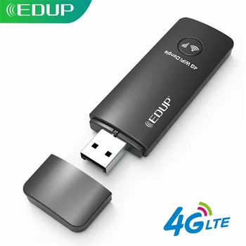EDUP 150Mbps 4G USB WiFi Dongle Adapter LTE Universal Mobile Hotspot Support 3G/4G Nano Sim Card for PC Desktop, Notebook Phone