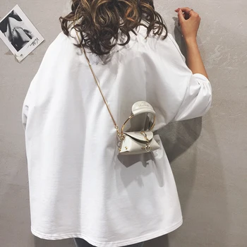 Elegancka damska Mini-torba 2020 lato nowa jakość skórzana damska designerska torba łańcuch na ramię torba Bolsos Mujer