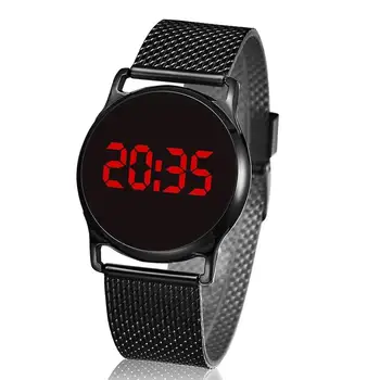 Elektroniczny zegarek wodoodporny led okrągły ekran dotykowy Reloj electronico Day Date silikonowe zegarki relogio digital sports watch