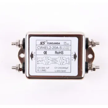 EMI Power Filter CW4-20A/6A/10A/3A/30A-T Typ wkładki 220V