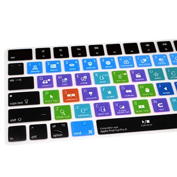 Final Cut Pro X klawisze funkcyjne klawiatura okładki klawiatura Silikonowa skórki folia ochronna dla Apple Magic MLA22B/A US Version