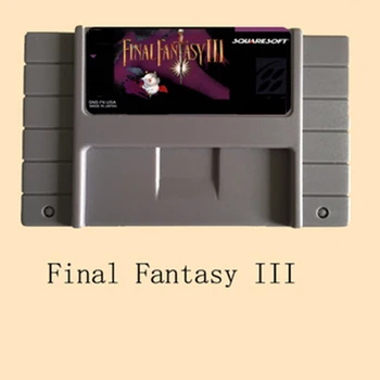 Final Fantasy III 16 bitowa duża szara mapa gry jest dla gracza NTSC