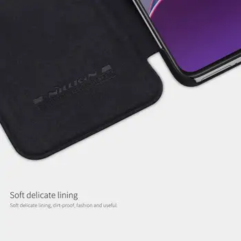 Funda Case For Oneplus 8T case Nillkin vintage Qin sztuczna skóra sztywna plastikowa tylna pokrywa portfel dla Oneplus 8T case