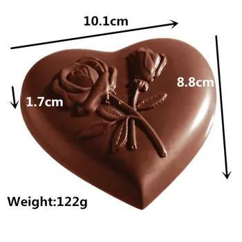 Goldbaking serce poliwęglan czekolada formy PC moneta czekolada formy DIY pieczenia narzędzia