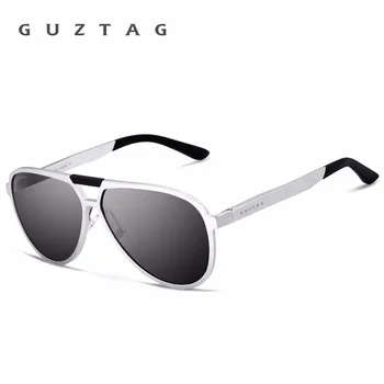 GUZTAG unisex classic marki Mężczyźni Kobiety aluminiowe okulary polaryzacyjne UV400 lustro okulary przeciwsłoneczne Kobiety dla mężczyzn G9820