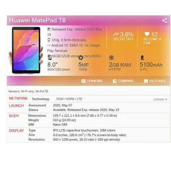 Huawei MatePad T8 Case 2020 luksusowy PU skórzane etui dla tabletu Huawei MatePad T8 Kobe2-L03 KOB2-L09 +folia+uchwyt