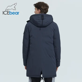 ICEbear 2020 Zimowa odzież męska casual kurtka z kapturem nowa moda bawełnianej płaszcz marki męski marki odzieży MWD20718I