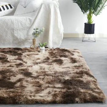 Ins Nordic variegated gradient tie-dye carpet salon stolik dywan sypialnia szafki długie włosy mata szyfrowanie zgrubienie