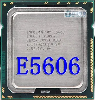 Intel Xeon E5606 e5606 CPU procesor 2,13 Ghz, socket lga1366 8 MB L3 cache czterordzeniowy procesor serwerowy Darmowa wysyłka praca