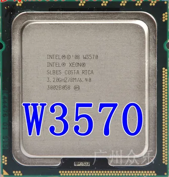 Intel Xeon W3570 w3570 CPU Procesor 3.2 Ghz, socket lga1366 8 MB L3 cache/quad-core/ procesor serwerowy Darmowa wysyłka