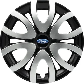 Jantest dla Ford 15 Inc elastyczne 4 szt. kół pokrywa nietłukące opony samochodowe zmodyfikowane stałe szare owalne koła pokrywy