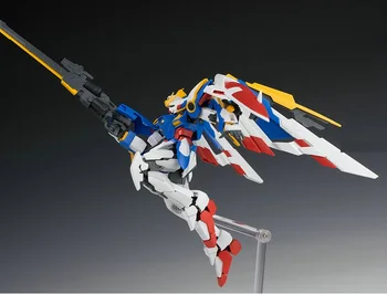 Japaness Bandai Gundam Model RG 1/144 WING ZERO GUNDAM EW Justice Freedom 00 Destiny Armor Unchained Mobile Suit zabawki dla dzieci