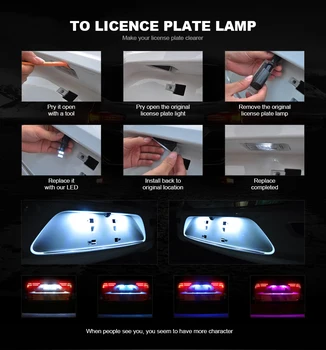 JGAUT 10pcs Car LED Light Bulbs Interior Package Kit dla Mercedes-Be nz Sprinter 2500 2012-Error Free Canbus