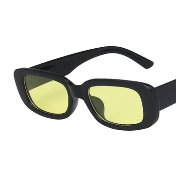 JIFANPAUL 2021 małe prostokątne okulary damskie w stylu retro markowe markowe kwadratowe okulary okulary przeciwsłoneczne UV400