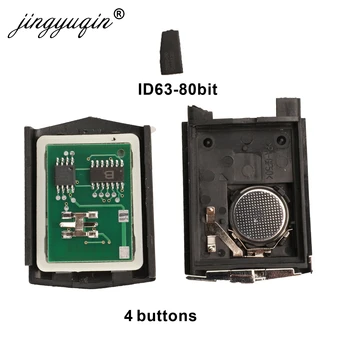Jingyuqin 3/4 Button Key Case składany pilot do 315 mhz dla Mazda 3 5 6 CX-7 CX-9 MX-5 Miata BGBX1T478SKE125-01 4D63 Chip Fob