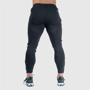 Jogger bawełna nowa moda Męskie sportowe spodnie na nogi błyskawica casual spodnie fitness-ćwiczenia odzież męska, odzież uliczna casual odzież robocza