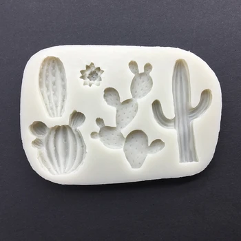 Kaktus Silikonowa Forma Sugarcraft Czekoladowe Ciastko Do Pieczenia Formy Fondant Ciasto Dekoracji Narzędzia