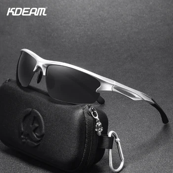 KDEAM Outdoor Sports męskie okulary polaryzacyjne Tourists-Ride Sun Glasses elastyczne materialna TR90 rama z otworami powietrznymi KD691
