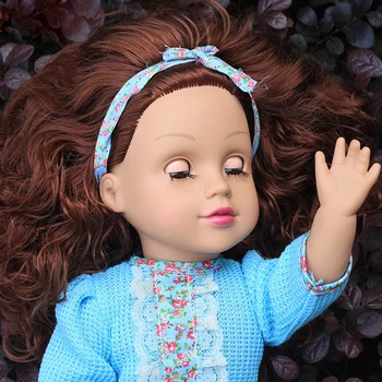 KIDDING 18Inch/ 45cm Girl bebe Reborn Lalki Can Close Eyes Sleeping Baby Doll Toy for Children Birthday Christmas Gift