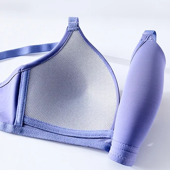 Kobiet Sexy Biustonosze Bezszwowe Wirefree Bralette Lingerie Plunge 3/4 Soft Cup Push Up Brasserie Fashion Simple Underwear Intimates #F