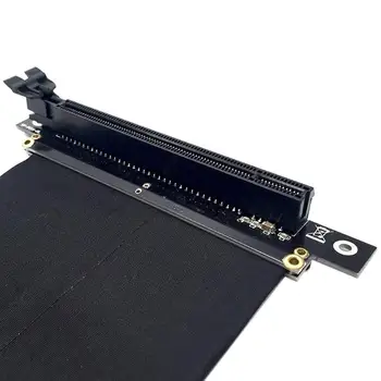 Komputer PCI-Express, PCI-E3.0 16X karta Riser Card 16 Pin elastyczny przedłużacz portu kabel, karta graficzna narzędzie połączenia